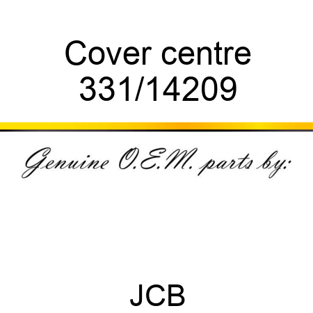 Cover centre 331/14209