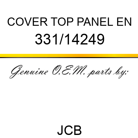 COVER TOP PANEL EN 331/14249