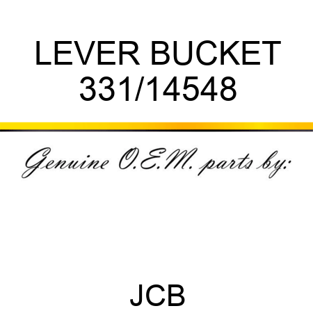 LEVER BUCKET 331/14548