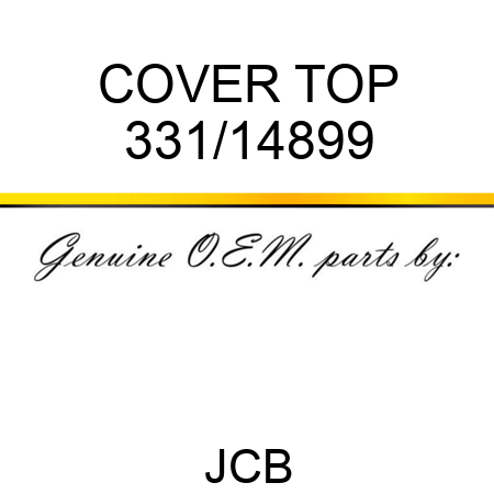 COVER TOP 331/14899