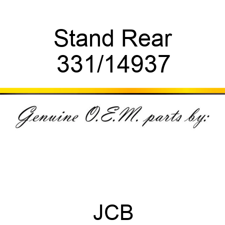Stand Rear 331/14937