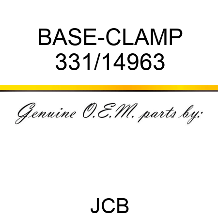 BASE-CLAMP 331/14963