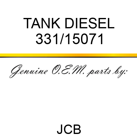 TANK DIESEL 331/15071