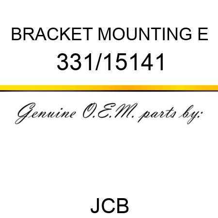 BRACKET MOUNTING E 331/15141