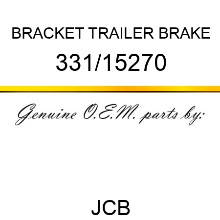 BRACKET TRAILER BRAKE 331/15270