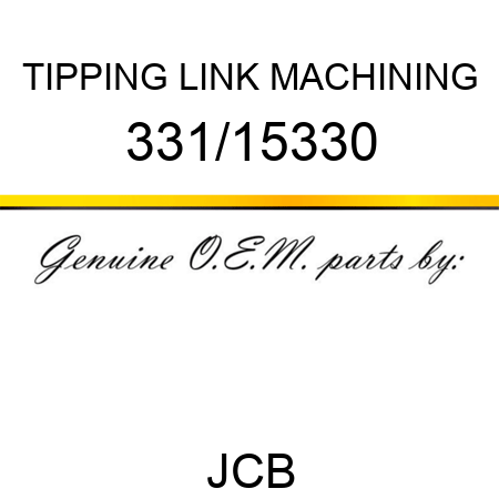 TIPPING LINK MACHINING 331/15330