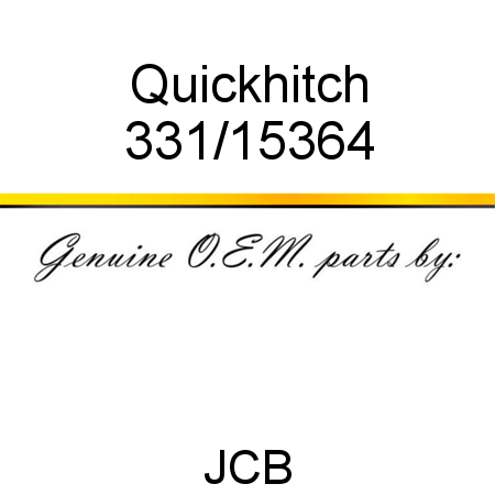 Quickhitch 331/15364