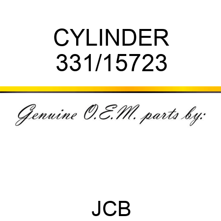 CYLINDER 331/15723