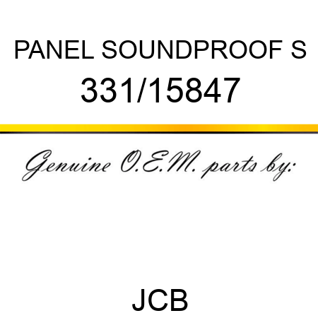 PANEL SOUNDPROOF S 331/15847