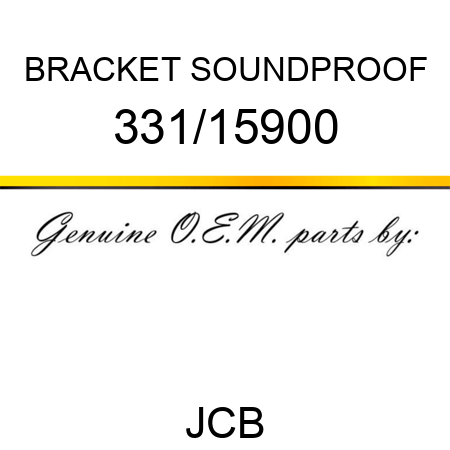 BRACKET SOUNDPROOF 331/15900