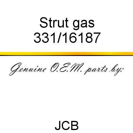 Strut, gas 331/16187