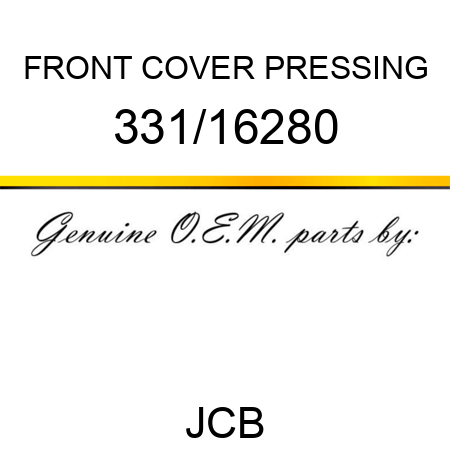 FRONT COVER PRESSING 331/16280