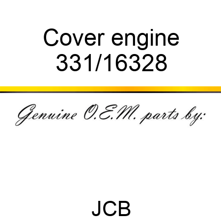 Cover engine 331/16328