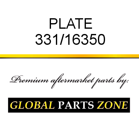 PLATE 331/16350
