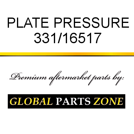 PLATE PRESSURE 331/16517