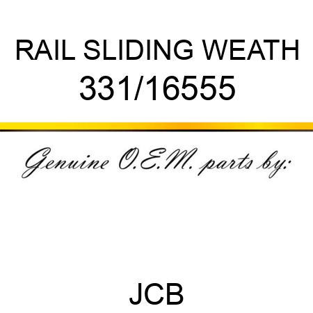 RAIL SLIDING WEATH 331/16555
