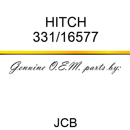 HITCH 331/16577