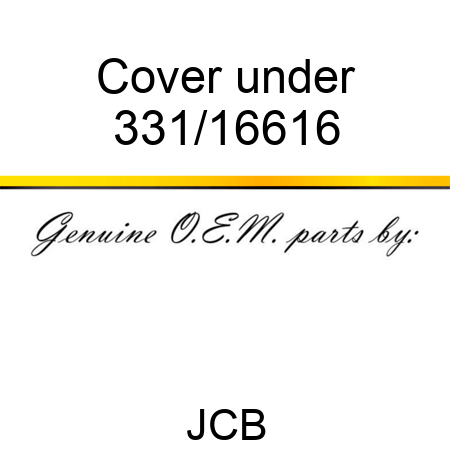 Cover under 331/16616