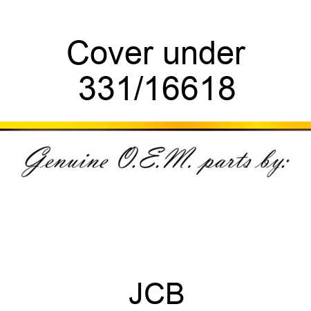 Cover under 331/16618