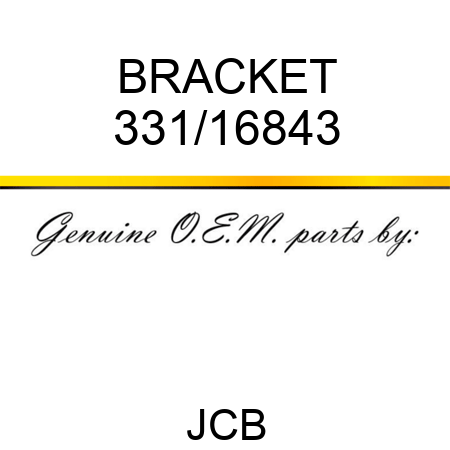 BRACKET 331/16843