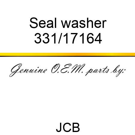 Seal washer 331/17164