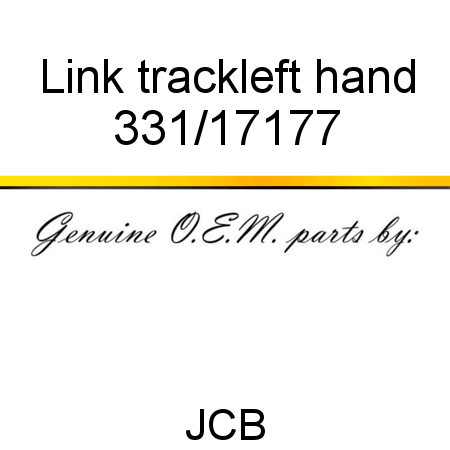 Link, track,left hand 331/17177