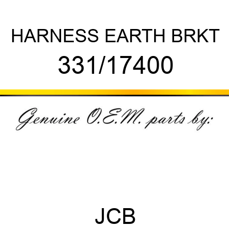 HARNESS EARTH BRKT 331/17400