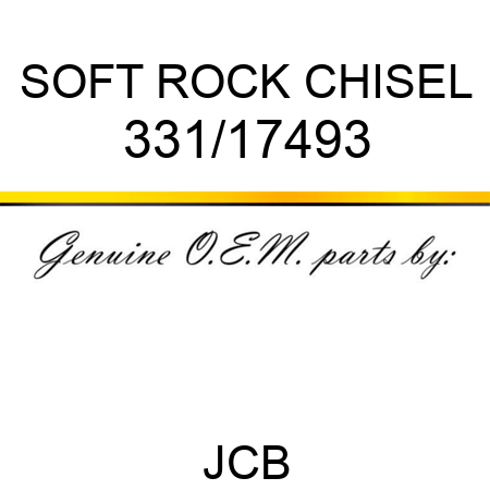 SOFT ROCK CHISEL 331/17493