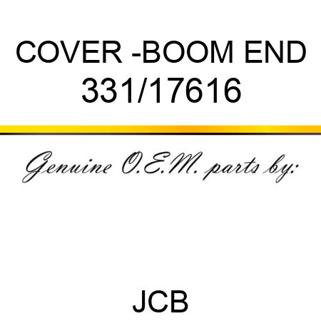 COVER -BOOM END 331/17616