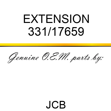 EXTENSION 331/17659