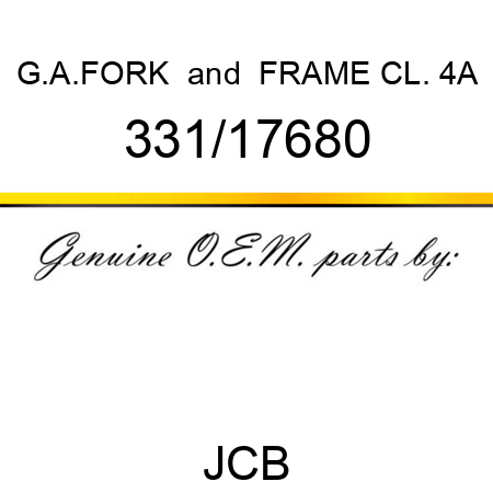 G.A.FORK & FRAME CL. 4A 331/17680