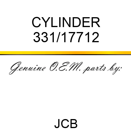 CYLINDER 331/17712