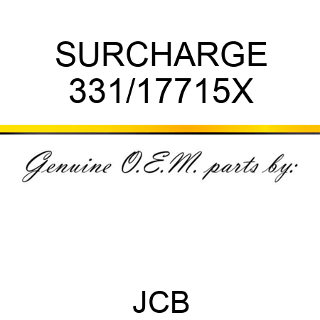 SURCHARGE 331/17715X