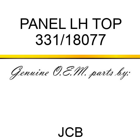 PANEL LH TOP 331/18077