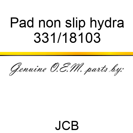 Pad non slip hydra 331/18103