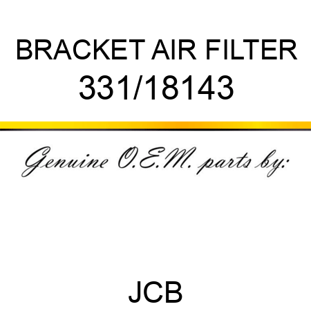 BRACKET AIR FILTER 331/18143