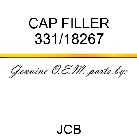 CAP FILLER 331/18267