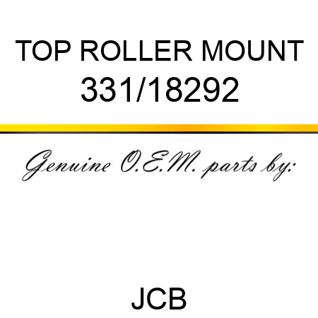 TOP ROLLER MOUNT 331/18292