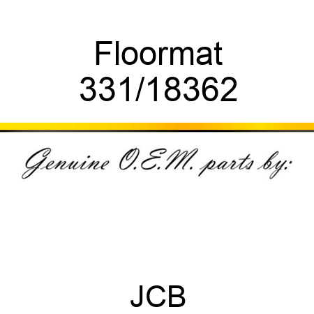 Floormat 331/18362