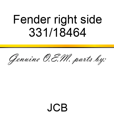 Fender right side 331/18464