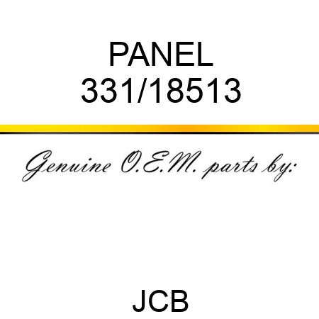 PANEL 331/18513