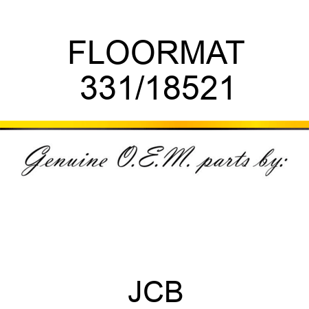 FLOORMAT 331/18521