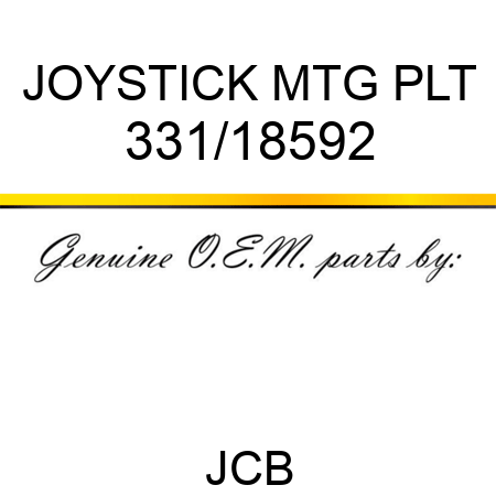 JOYSTICK MTG PLT 331/18592