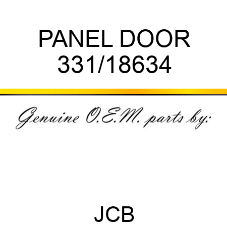 PANEL DOOR 331/18634