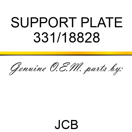 SUPPORT PLATE 331/18828