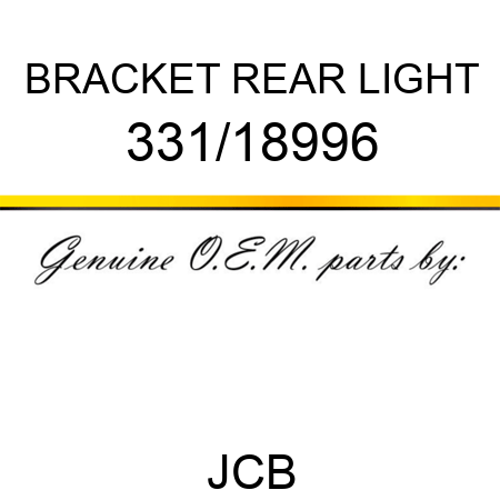 BRACKET REAR LIGHT 331/18996