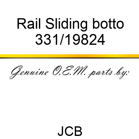 Rail Sliding botto 331/19824
