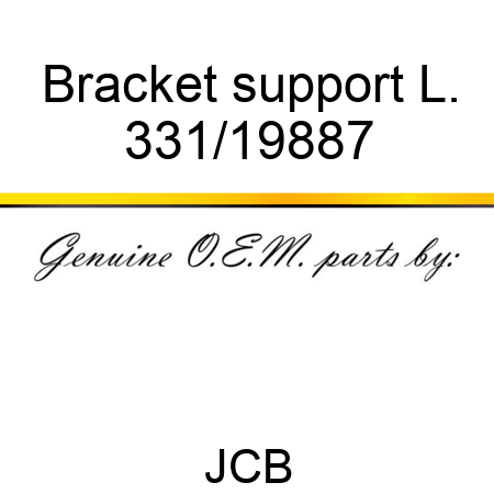 Bracket support L. 331/19887