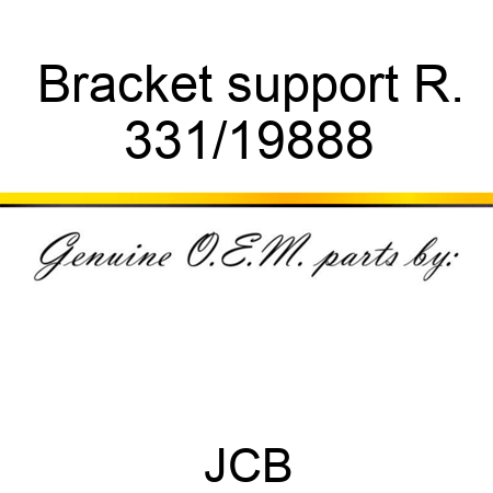 Bracket support R. 331/19888