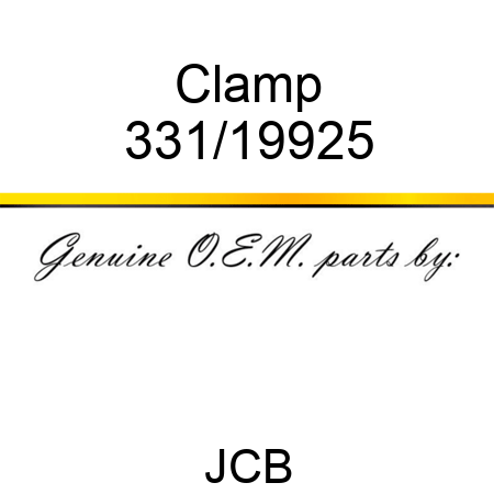 Clamp 331/19925